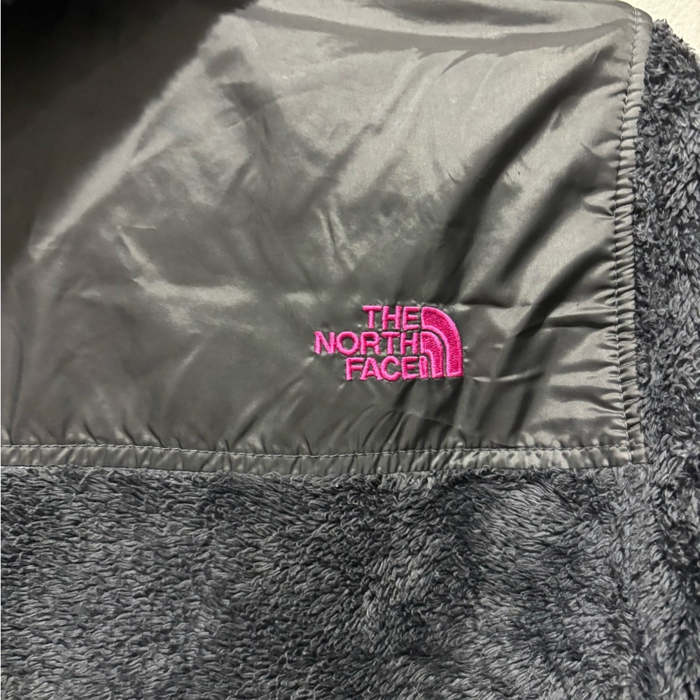 The North Face Girls Osito Fleece Full Zip Jacket Hooded, XL - Picture 8 of 9